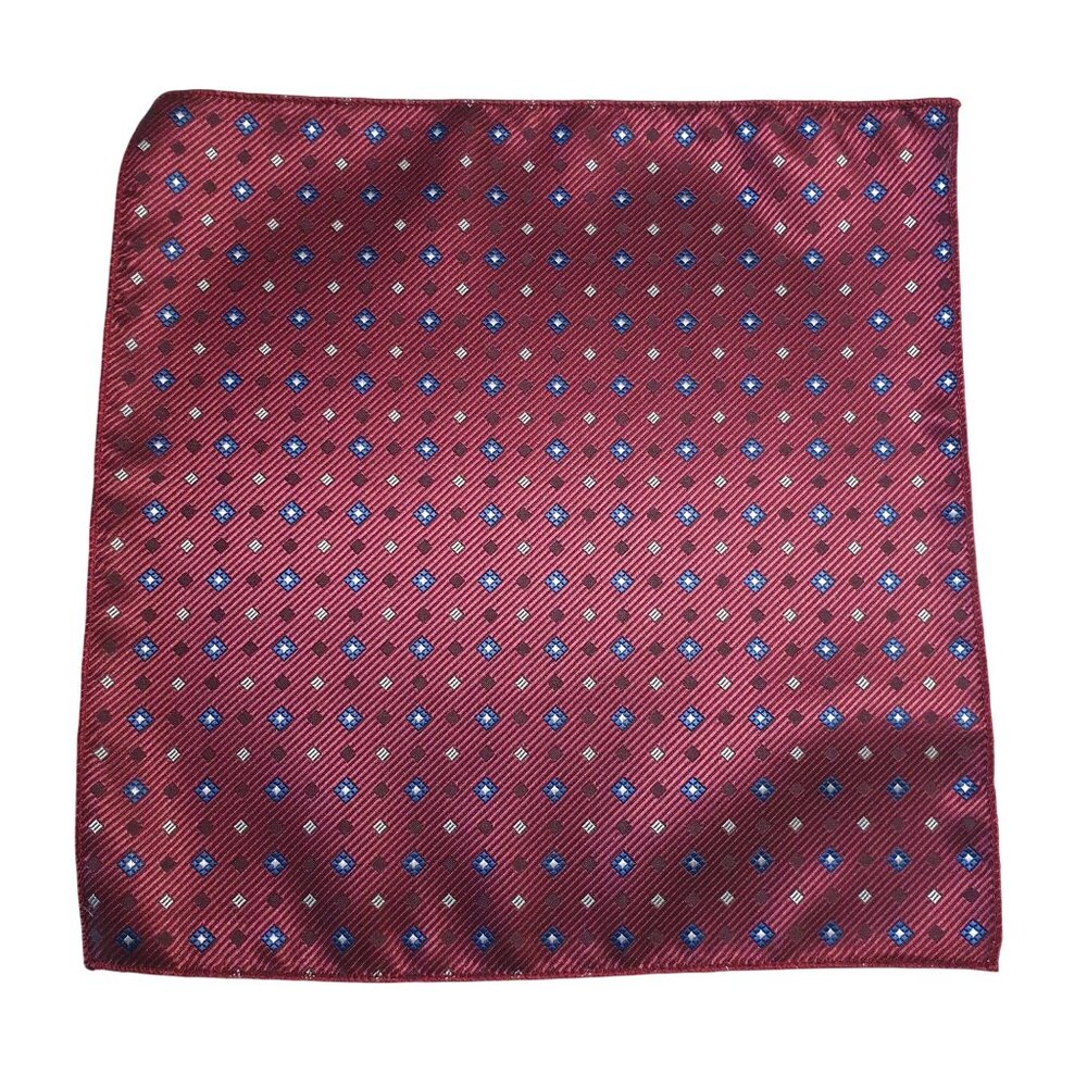 Pocket Square Silk Formal Maroon Blue White Accessory Suit Wedding Prom Gift